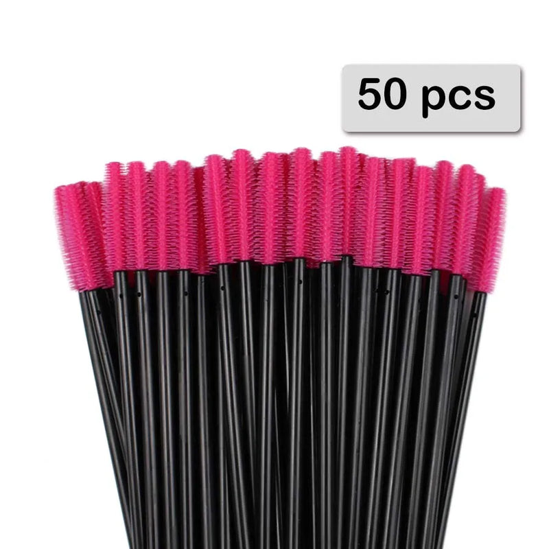 25 peças de aplicador de silicone para rímel