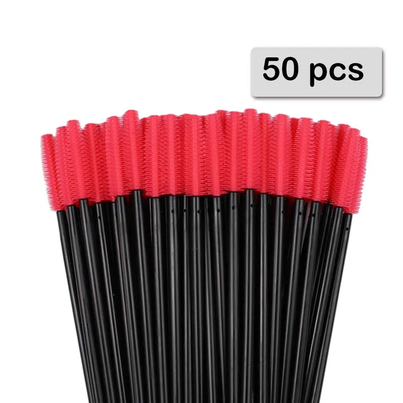 25 peças de aplicador de silicone para rímel