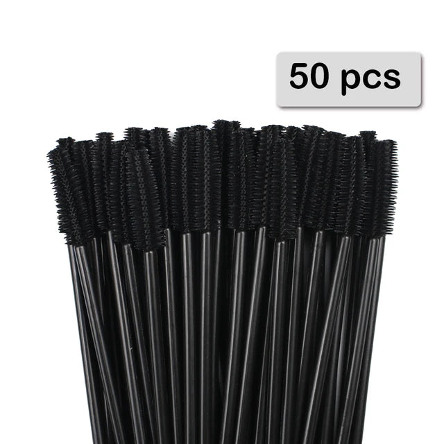 25 peças de aplicador de silicone para rímel