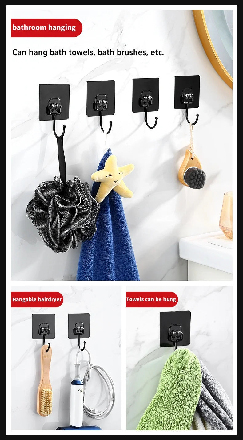 Ganchos de parede à prova d'água para a cozinha