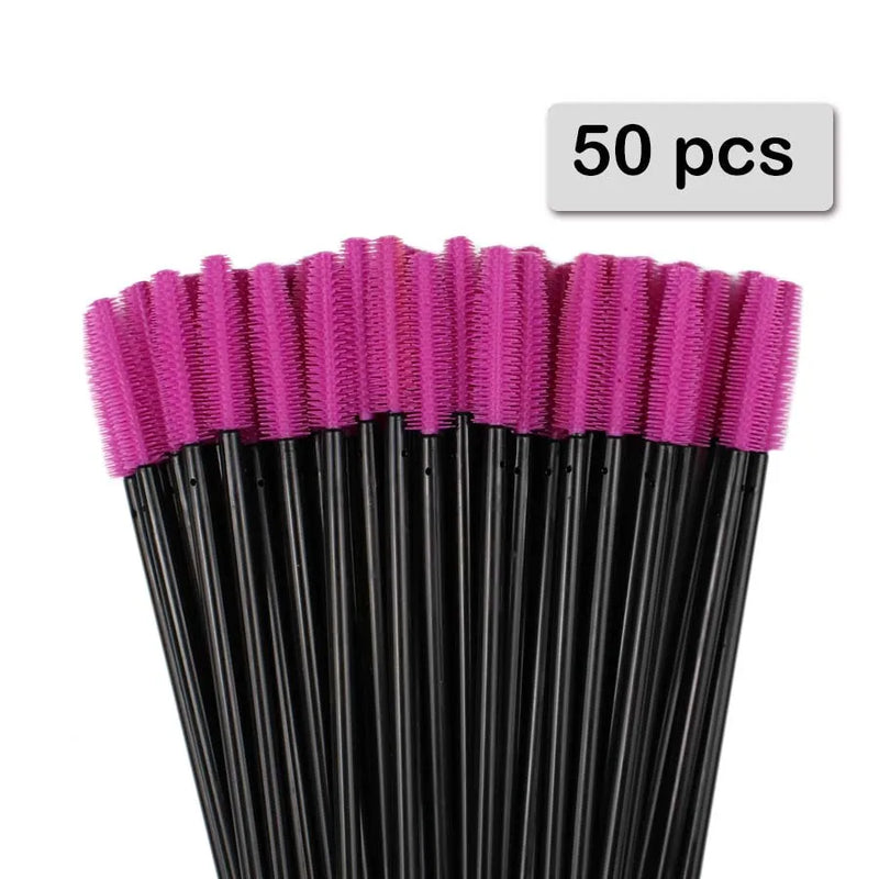 25 peças de aplicador de silicone para rímel